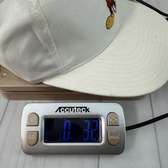 Vintage Goofy's Hat Co White Hat Mickey Mouse Disney Adult Adjustable Band - Picture 10 of 10